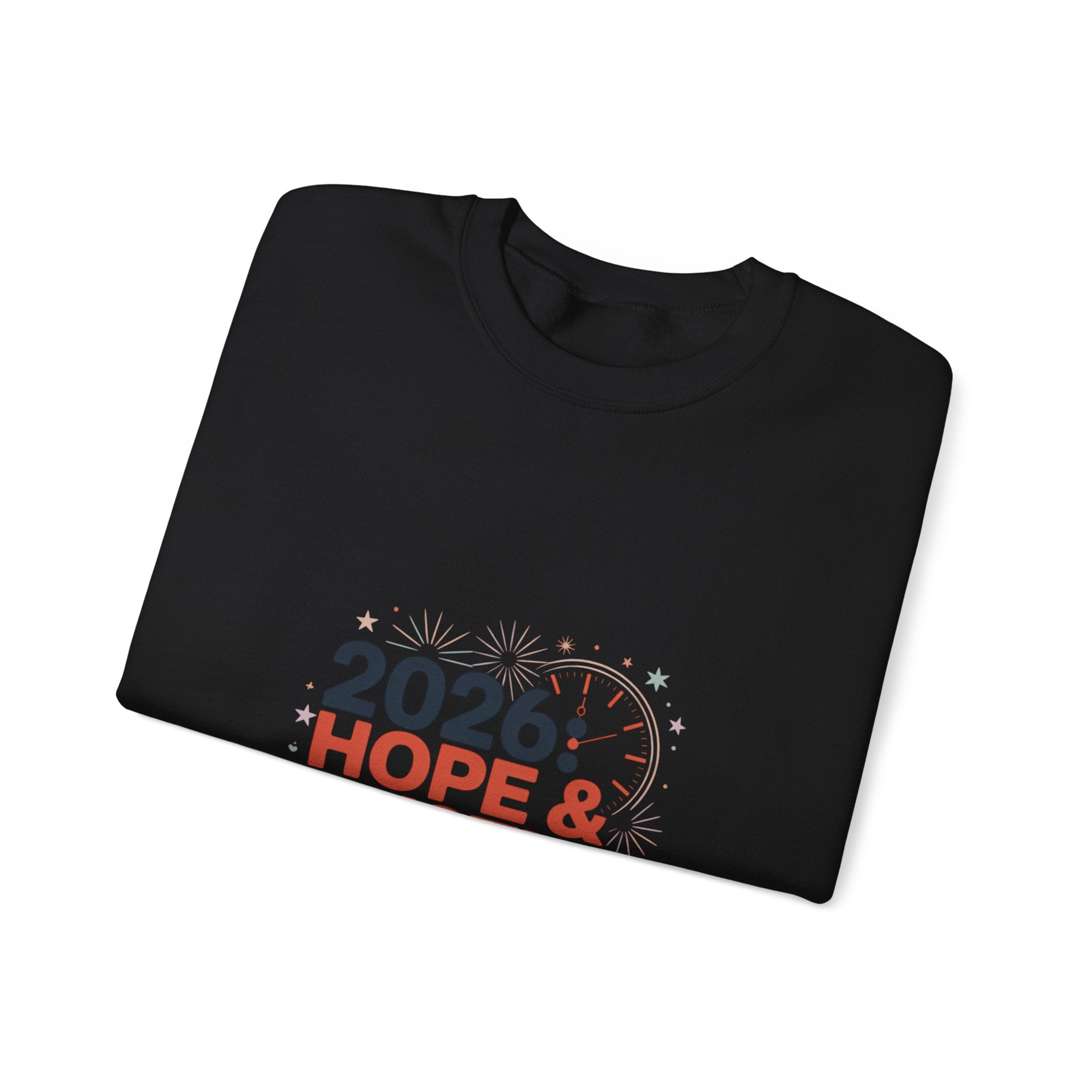 2026 Hope & Hustle Crewneck Sweatshirt | new year motivation, 2026 goals