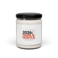 2026 Hope & Hustle Soy Candle, New Year Motivation | Manifest Luck