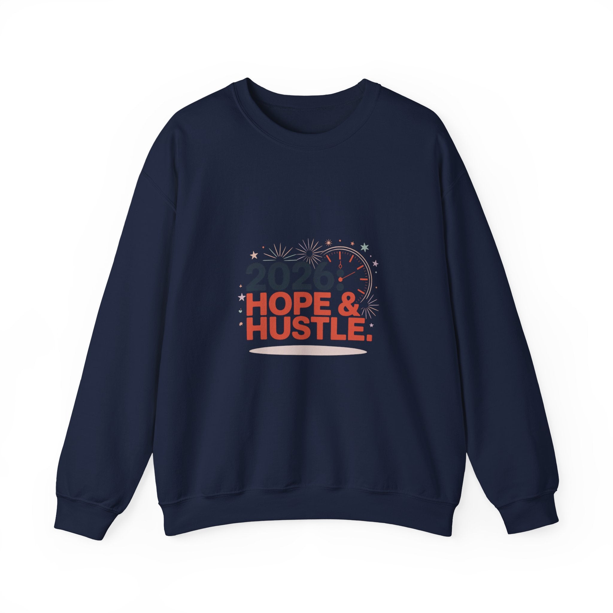2026 Hope & Hustle Crewneck Sweatshirt | new year motivation, 2026 goals