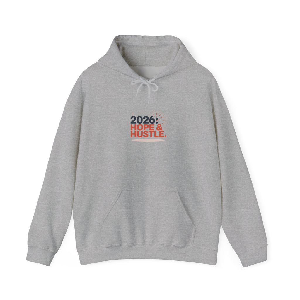 2026 Hope & Hustle Hoodie | new year motivation, 2026 goals