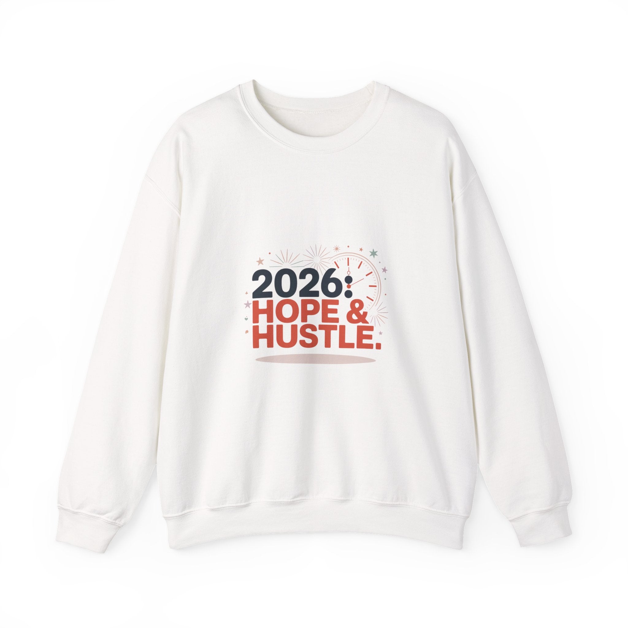 2026 Hope & Hustle Crewneck Sweatshirt | new year motivation, 2026 goals